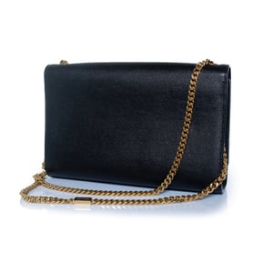 Saint Laurent, Medium Kate axelväska i svart