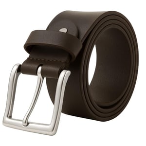 Men's Leather Belts, Premium Genuine Leather belt 1.5" Width in Brown