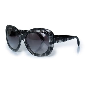 Chanel, Grijze oversized zonnebril
