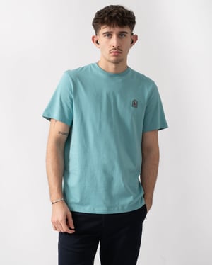 Patch T-Shirt in Teal