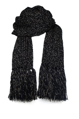 Saint Laurent, grovstickad oversized halsduk