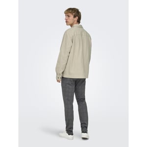 Only & Sons Onskennet life ls linen overshirt n