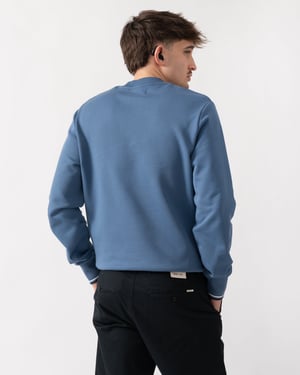 Crew Neck Sweatshirt in Blue