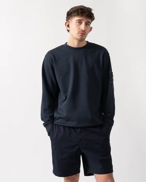 Hartsfield Crew Neck Sweatshirt in Dark Blue