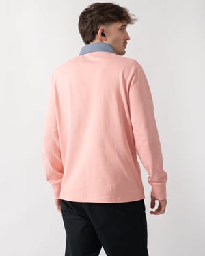 Regular Fit Rugger in Pink