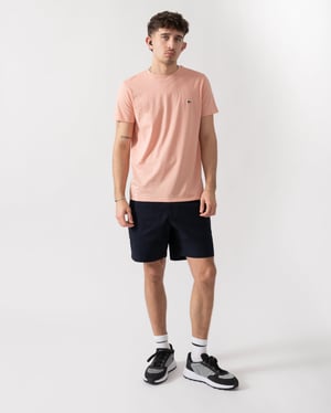 Crew Neck T-Shirt in Coral