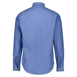 Eton Solid chambray shirt lange mouw overhemden 100014782