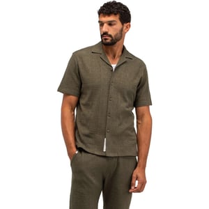 Butcher of Blue Ripley structure shirt dk granite green