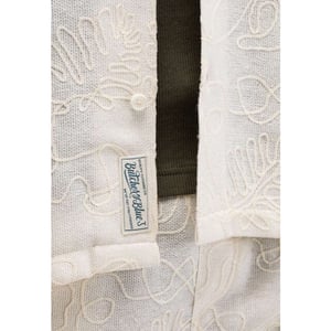 Butcher of Blue Alex resort embro shirt ss titan white