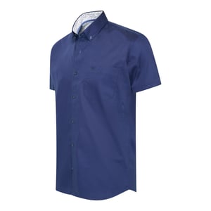 Cappuccino Italia Overhemden Toscana Stretch Blauw