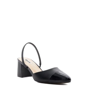 Dune Ladies Careful - Block Heeled Slingback Courts