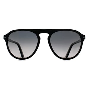Persol Aviator Unisex Black Grey Gradient Polarized PO3302S