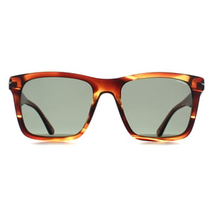 Police Square Mens Shiny Striped Brown Green SPLN35 Champ 9
