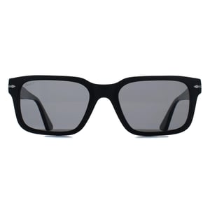 Persol Rectangle Mens Black Polarized Dark Grey  PO3272S