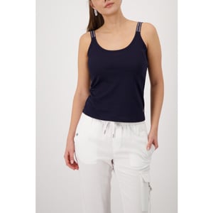 Monari  top with sequin straps 410712 755