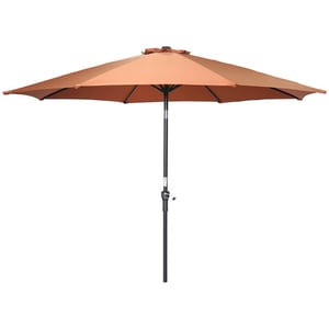 Garden Impressions Lotus parasol Ø300 cm carbon black koper