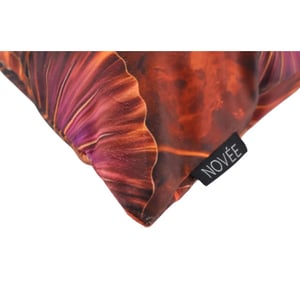 NOVÉE Sierkussen ginkgo burgundy | 45x45 cm | katoen/polyester
