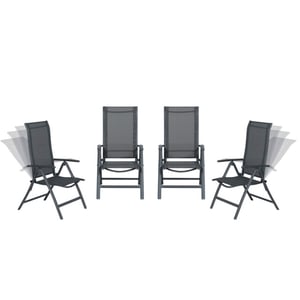 Garden Impressions Limone tuinstoelen set van 4 verstelbaar