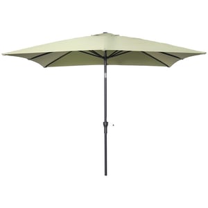 Garden Impressions Lotus parasol 250x250 cm carbon black olijf