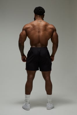 Training Dept Contrast Trim Stretch Woven 5inch Short