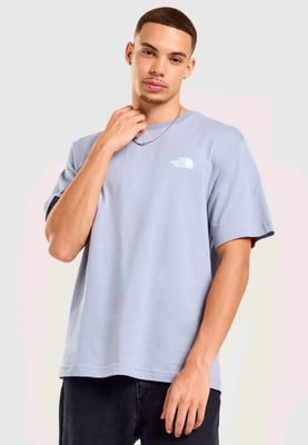 The North Face Mens Globe Reload Relaxed T Shirt in Cool Grey