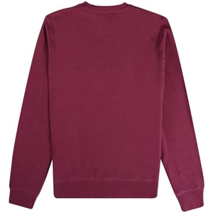 Aquascutum Active Big Logo Rund Halsad Cordovan Röd Tröja