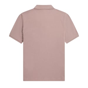 Fred Perry Black Logo Dark Pink Polo Shirt