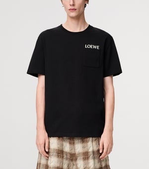 Loewe Cotton Pocket Logo T-Shirt