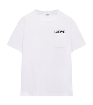 Loewe Cotton Pocket Logo T-Shirt