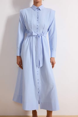 Dames platte maxi lange casual/dagelijkse skater hijab jurk