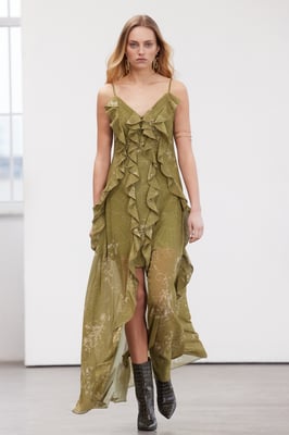 Damesjurk met bloemenprint, lange pasvorm en spaghettibandjes, geschikt voor afstuderen/gala, aansluitende avond- en galajurk
