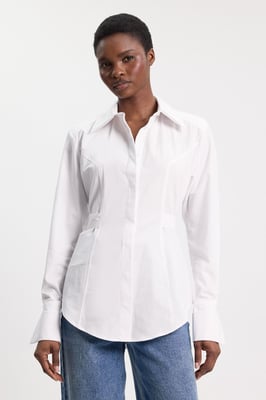 Woven Fitted Buttoned Shirt