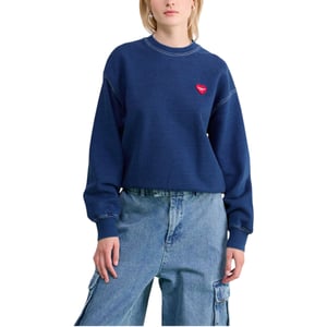 Carhartt WIP Womens INGO Sweatshirt Drop shoulders Heart Patch