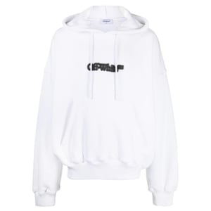 Off-white Blurr Book Over Hoodie White