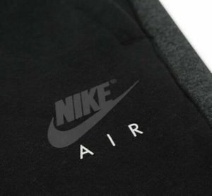 Nike Air Black Grey NSW Fleece Joggers