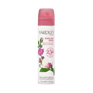 Yardley English Rose Deodorant 75ml Body Spray