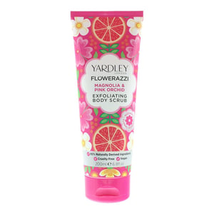 Yardley Flowerazzi Magnolia & Pink Orchid Body Scrub 200ml