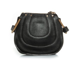 Chloe, svart mini Hayley hobo-väska