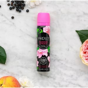 Yardley Blossom And Peach Body Spray 75ml