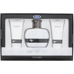 Mustang White Gift Set 100ml EDT Spray + 100ml Aftershave Balm + 100ml Hair And Body Wash
