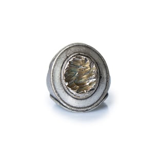 Maison Margiela, zilveren en gouden ring