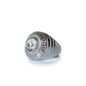 Dolce & Gabbana, zilveren ring 1984 met steen