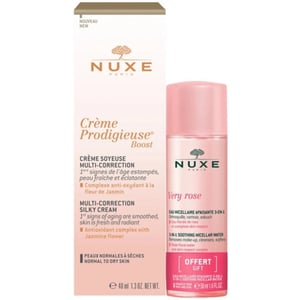 Nuxe Creme Prodigieuse Silky Gift Set Cream 40ml + Micellar Water 40ml