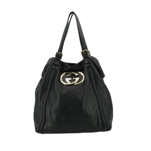Gucci Leren Tote Bag Grote GG-logo
