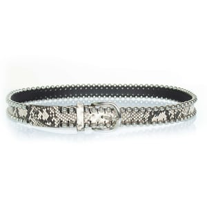 Isabel Marant, Zap-riem met studs en slangenprint