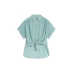 Summum Blouse short sleeves viscose cotton 2s3484-12370