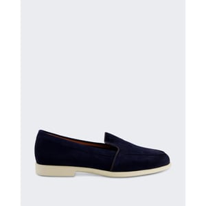 Santoni Dames malibu loafer blue