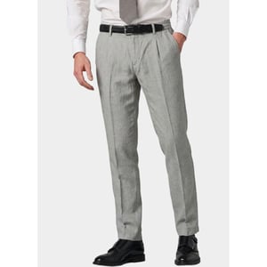 Bos Bright Blue Linnen broek summer pant 5510.426/24c