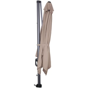 Garden Impressions Hawaii lumen parasol 300x300 cm taupe