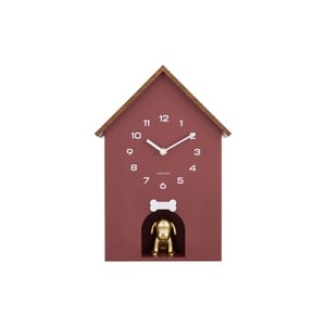Karlsson wall clock dog house - Øcm